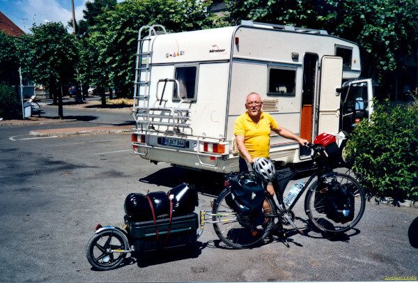 Start in Nevers - das Bäuchlein war nach der Fahrt verschwunden