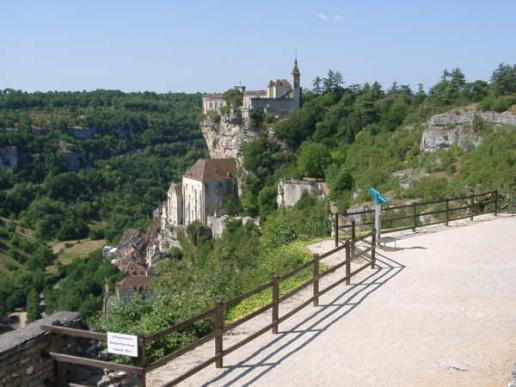 Oben in Rocamadour