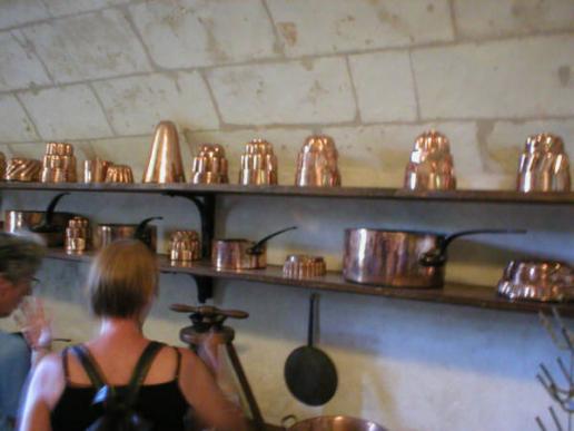 In der Küche von Chenonceaux