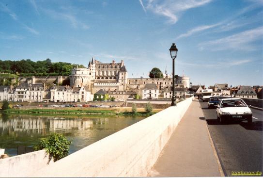 Auf der Brücke in Amboise