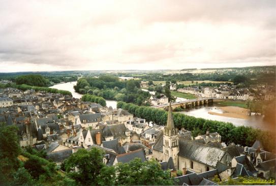 Oben in Chinon