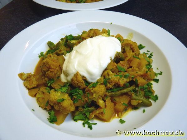 Blumenkohl-Kartoffel-Curry