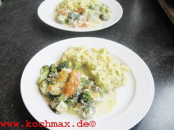 Broccoli-Gratin mit Sesam