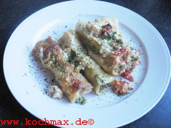 Canneloni mit Fisch