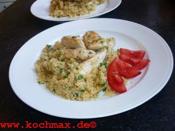 Couscous mit Hähnchenbrust