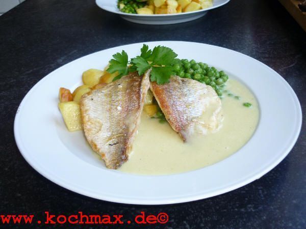 Dorade mit Rosmarin-Kartoffel-Sauce