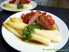 Entenbrust mit Frühlingszwiebel-Vinaigrette