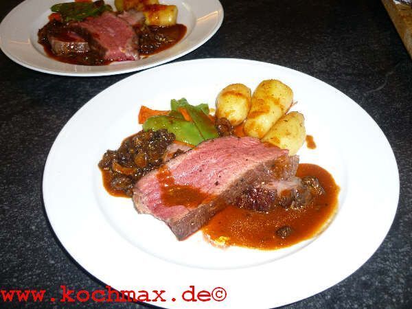 Entrecôte Double an Falscher Trüffelsauce