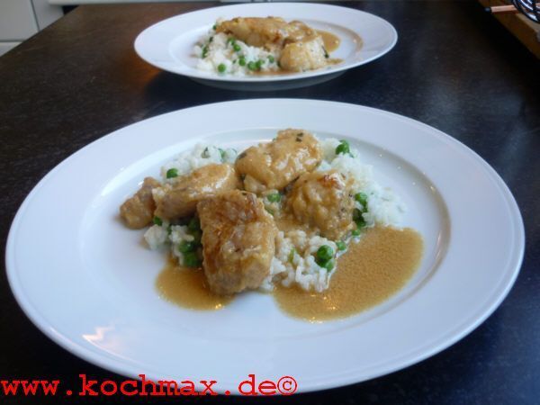 Fisch in Kokos-Chili-Sauce