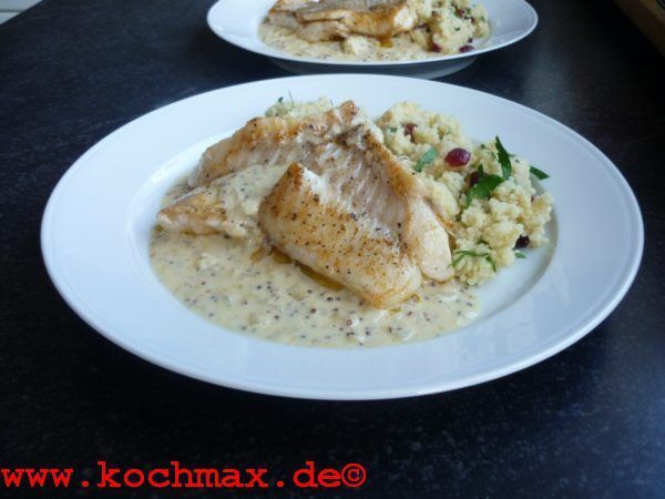 Fischfilets in Senfsauce