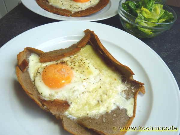 Herzhafter Pfannkuchen - Galette complète