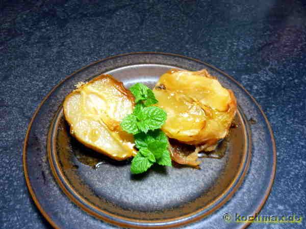 Poires ou pommes rôuties au sucre muscovado et beurre ...