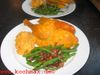 Gebackenes Huhn im Ofen