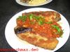 Gebratene Auberginen mit Tomatensosse