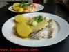 Gekochter Schellfisch mit Senfsauce
