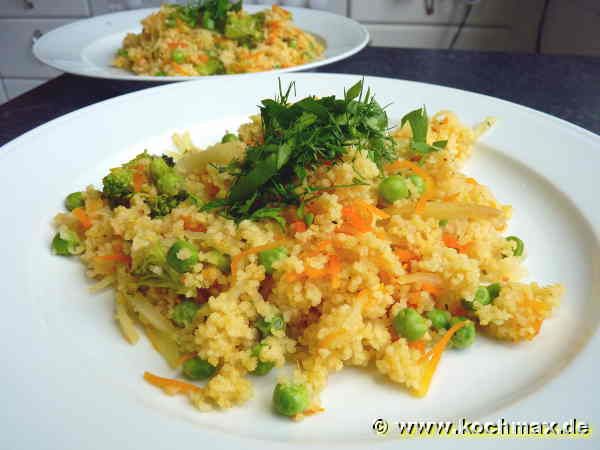 Gemüse mit Couscous