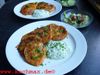 Gemüsepuffer mit Joghurtdip