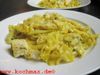 Gratinierte Orecchiette mit Kabeljau