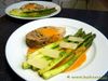 Gegrillter grüner Spargel