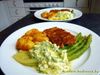 Grüner Spargel mit grüner Sauce