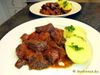 Rindergulasch in Barolo