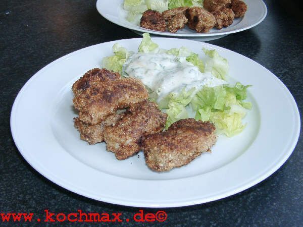 Hähnchen-Nuggets mit Joghurtsauce