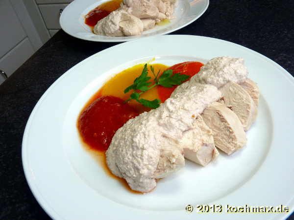 Hähnchenstreifen in Türkischer Walnusssauce