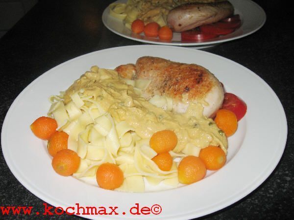 Hähnchenbrust mit Grüner Pfeffersauce