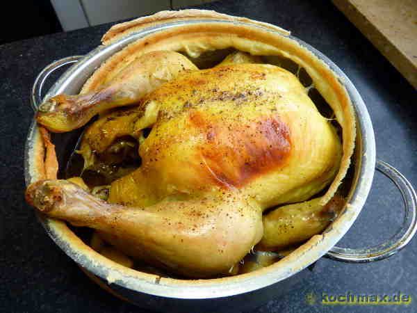 Huhn mit 40 Knoblauchzehen