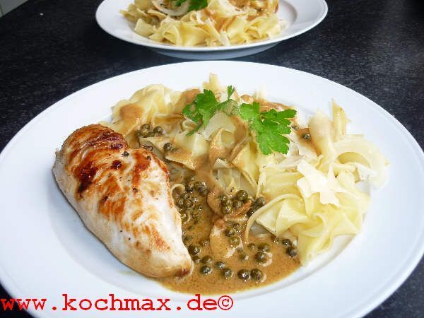 Huhn mit Grüner Pfeffersauce