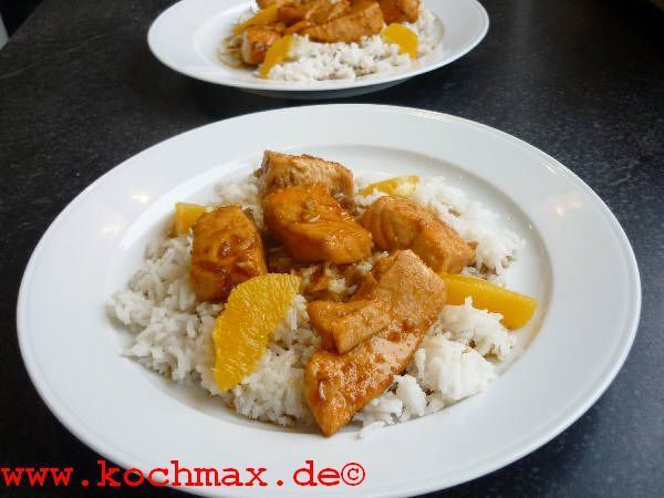 Karamellisierter Lachs