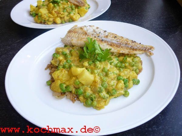 Kartoffel-Erbsen-Masala