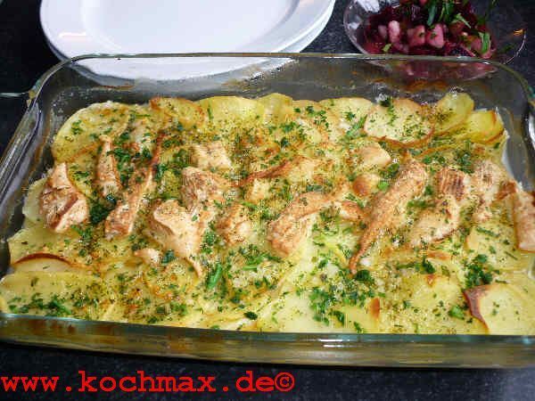 Kartoffel-Gratin mit Ziegen-Camenbert