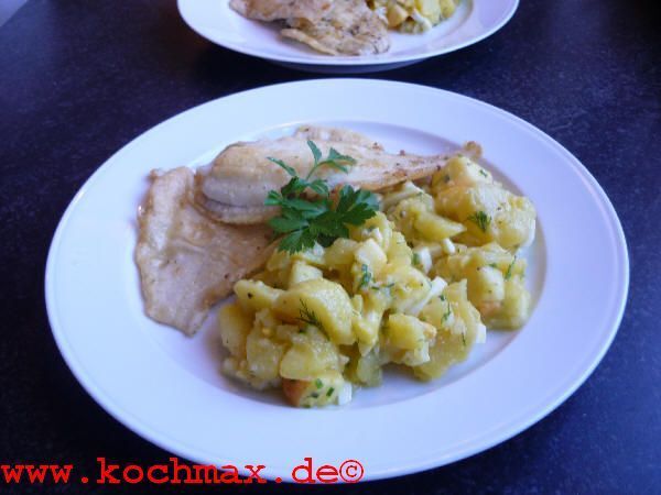 Kartoffelsalat mit Apfel