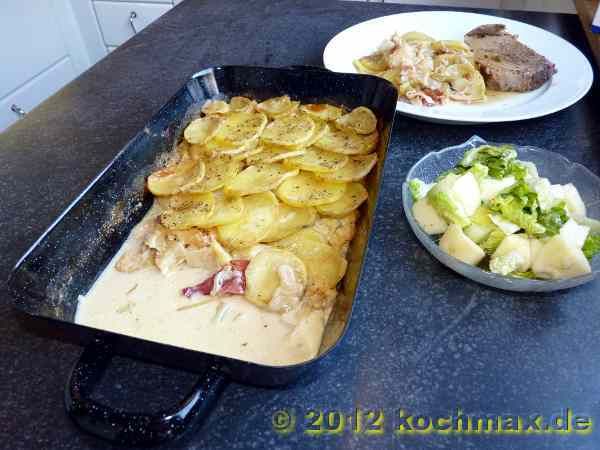 Kohl-Kartoffel-Gratin