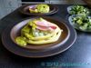 Kohlrabi in Kartoffelnestchen mit Zwiebelsosse