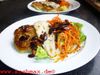 Kräutersalat mit Kartoffelplätzchen