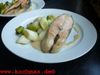 Lachskoteletts auf Porree - Saumon Aux Poireaux