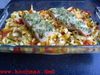 Lachsfilets auf Nudelgratin
