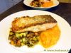 Lachssteaks mit Früchtesalsa und Wildreis Lachssteaks mit Früchtesalsa und Wildreis