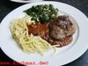 Lamm und Spinat