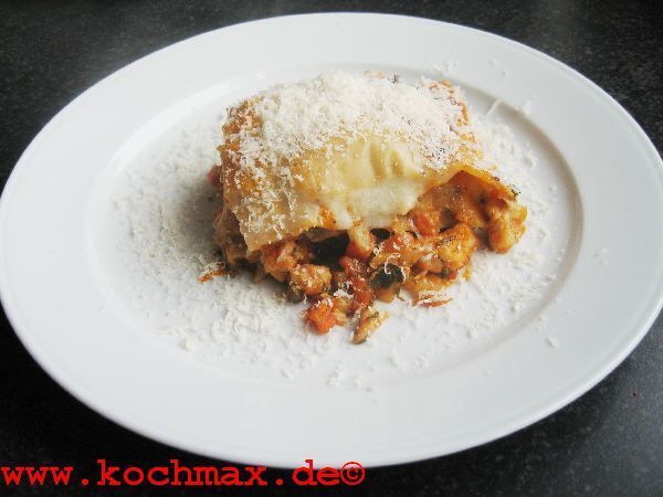 Lasagne mit Putenfleisch