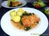 Lengfisch mit Blattspinat