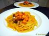 Linguine mit Kürbisschaum