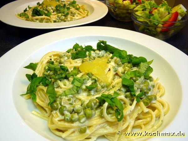 Linguine in Zitronensahne