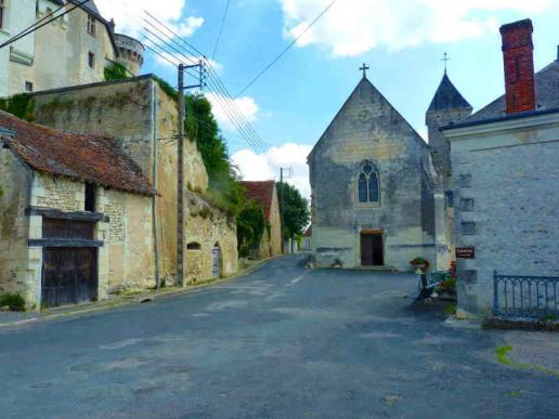 Palluau-sur-Indre, oben am Schloß