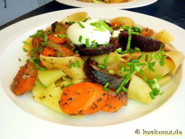 Pappardelle mit Roter Bete