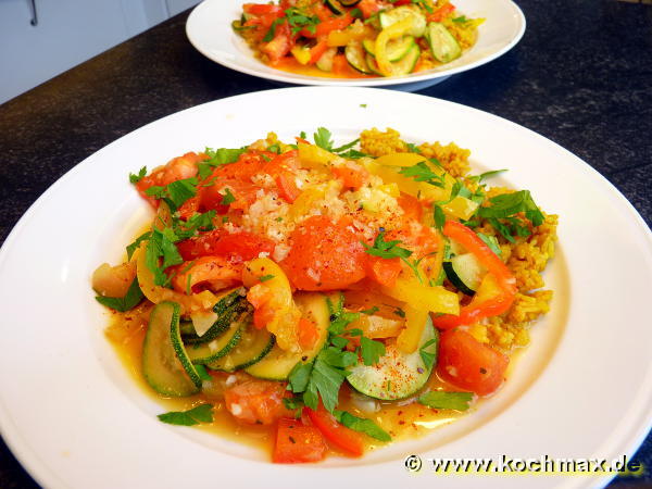 Paprika-Zucchini-Curry