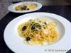 Pasta mit Basilikum und Zitrone