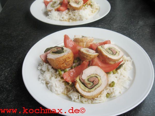 Petto di Pollo - Hühnerbrust-Roulade